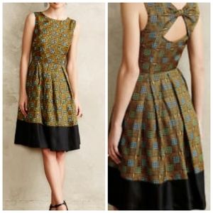 Girls from Savoy Kakum 100% Silk Fit Flare Dress